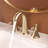 2 Handle Widespread Bathroom Faucet 3 Hole, With Pop Up Drain And 2 Water Supply Lines-110712957
