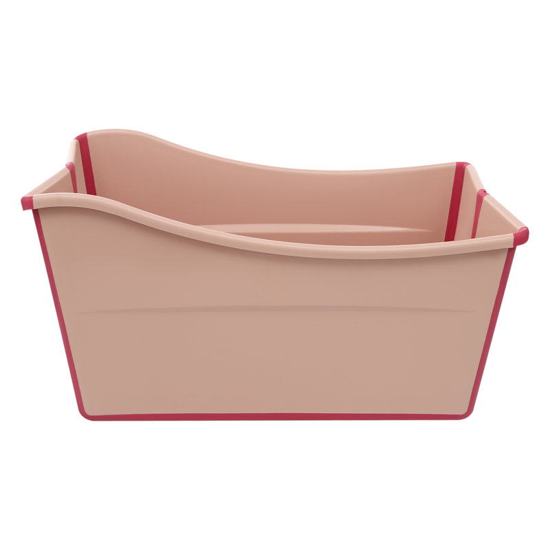 Baignoire pliable, H 22,44 po x l 38,19 po x P 18,5 po, Rose