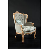 31" W Tufted Armchair