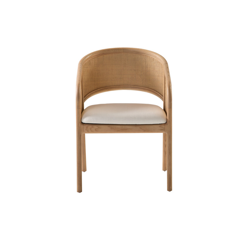 Chaise de baril en chêne Gasaway, Tanné