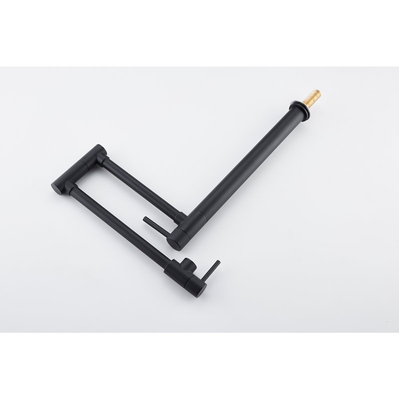 Robinet remplisseur de pot avec tige d'extension, Noir mat