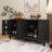60.50 Inch Sideboard With 4 Doors And Adjustable Shelves-118133414