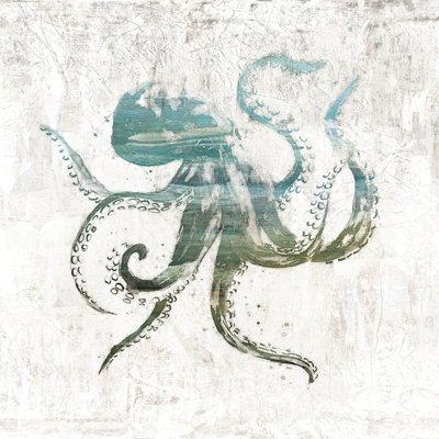Octo Blue - Wrapped Canvas Print
