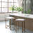 Backless Upholstered Counter Stool 26"H