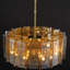 Lustre tambour 35 lumières 35,4 "à intensité variable en métal avec abat-jour en verre-1579966213