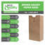 Mini sacs en papier kraft brun Ecoqualité, pour collations, cadeaux et produits (500)