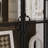 70.9" H Black Glass Display Cabinet With LED Lighting