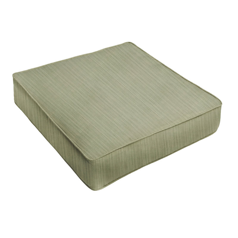 Sunbrella Outdoor 5'' Seat Cushion, 5" H x 23" W x 27" D, Dupione Crimson Sunbrella