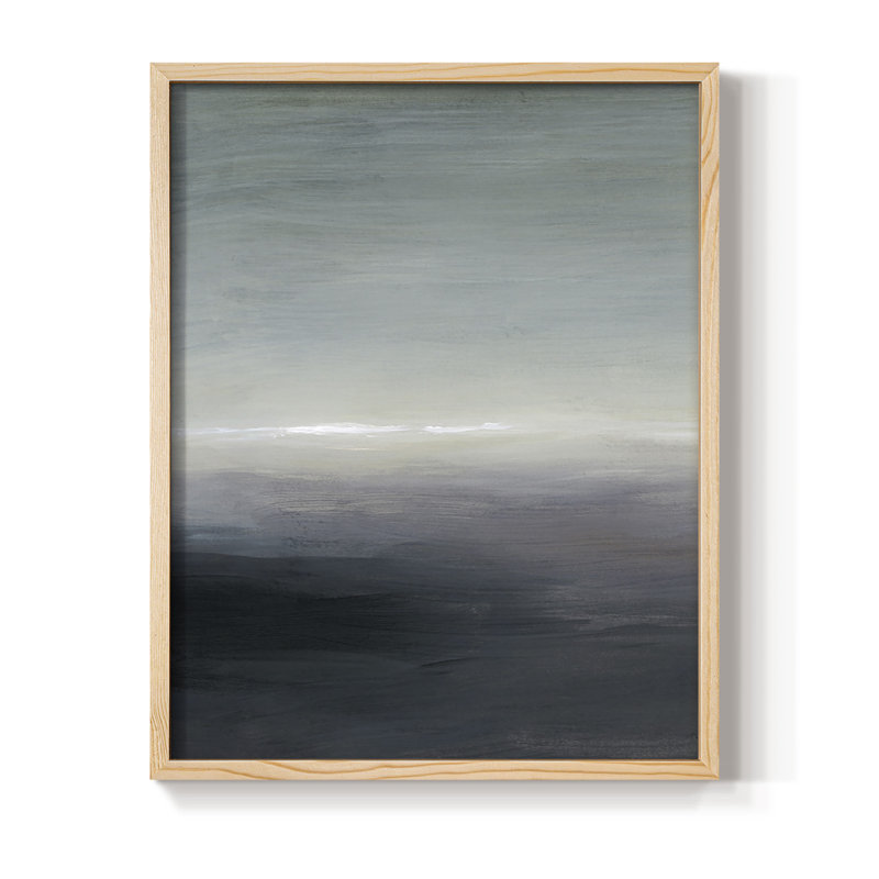 Windy Moor I Framed Print - Solid Wood, 11" H x 9" W