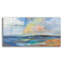  «Ocean Beach Sunset» par Silvia Vassileva, art mural en verre acrylique, 48 po x 24 po-130160102