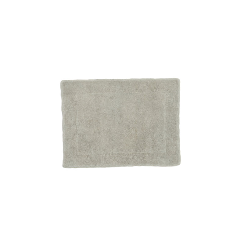  Tapis de bain de couleur unie, Gris clair