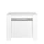 Table extensible blanche, console 118,50 po, polyvalente pour les couloirs-1435355141