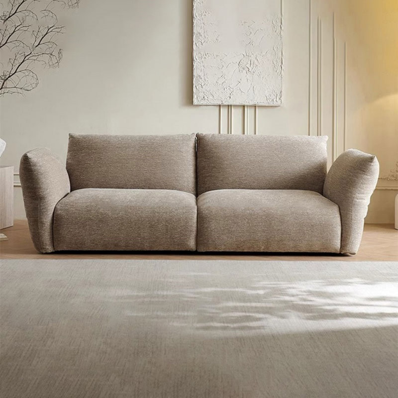 Canapé de luxe moderne à lumière simple, Gris clair