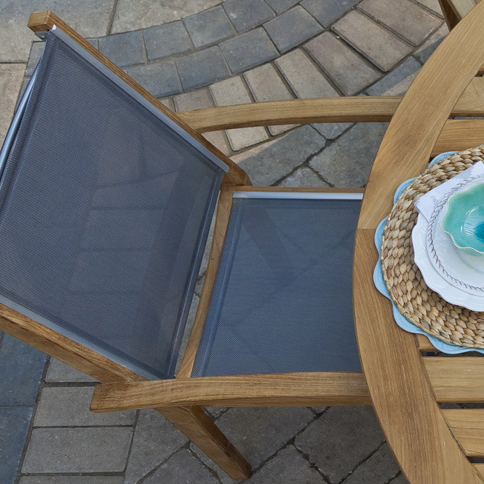 Barbados Outdoor Dining Armchair, White