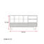 Buffet style rétro minimaliste français