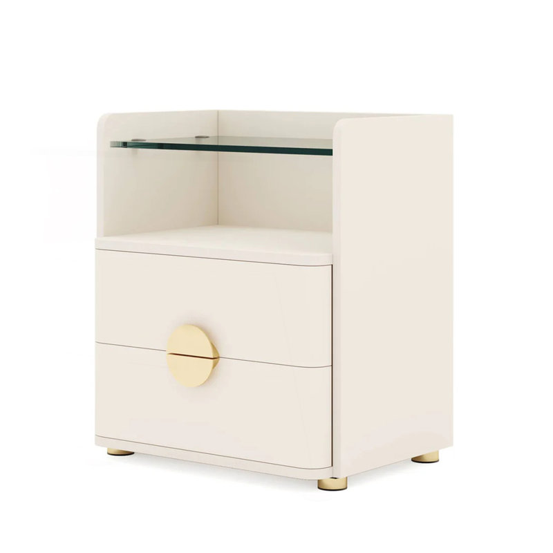 Side Cabinet, Bedside Table, Storage Nightstand, Bed Side Table