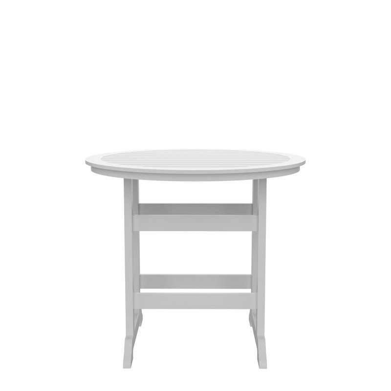 Table de bar en PEHD, table de salle à manger, ensemble de bar de patio, table à hauteur de comptoir pour l'extérieur