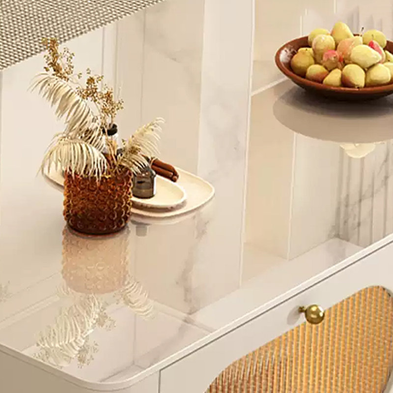 Table basse berçante en bois massif 2025 New Model, H 18,11 po x L 39,37 po x l 19,68 po