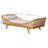 Bali & Pari Akemi Handwoven Natural Rattan Daybed With Cushion – Boho Coastal Lounge Bed For Living Room, Bedroom, Or Sunroom