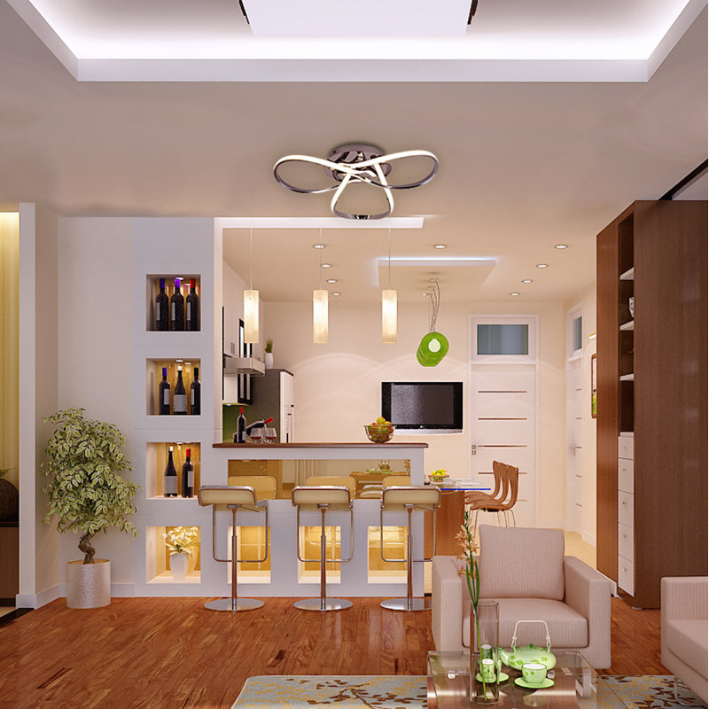 Avery LED Flush Mount, 3000K Warm White