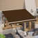 AECOJOY Manual Retraction Slope Patio Awning