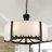 5 - Lights Dimmable Drum Chandelier-473918393