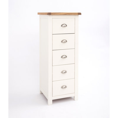 Dixon 45 cm W Chest of 5 Drawers