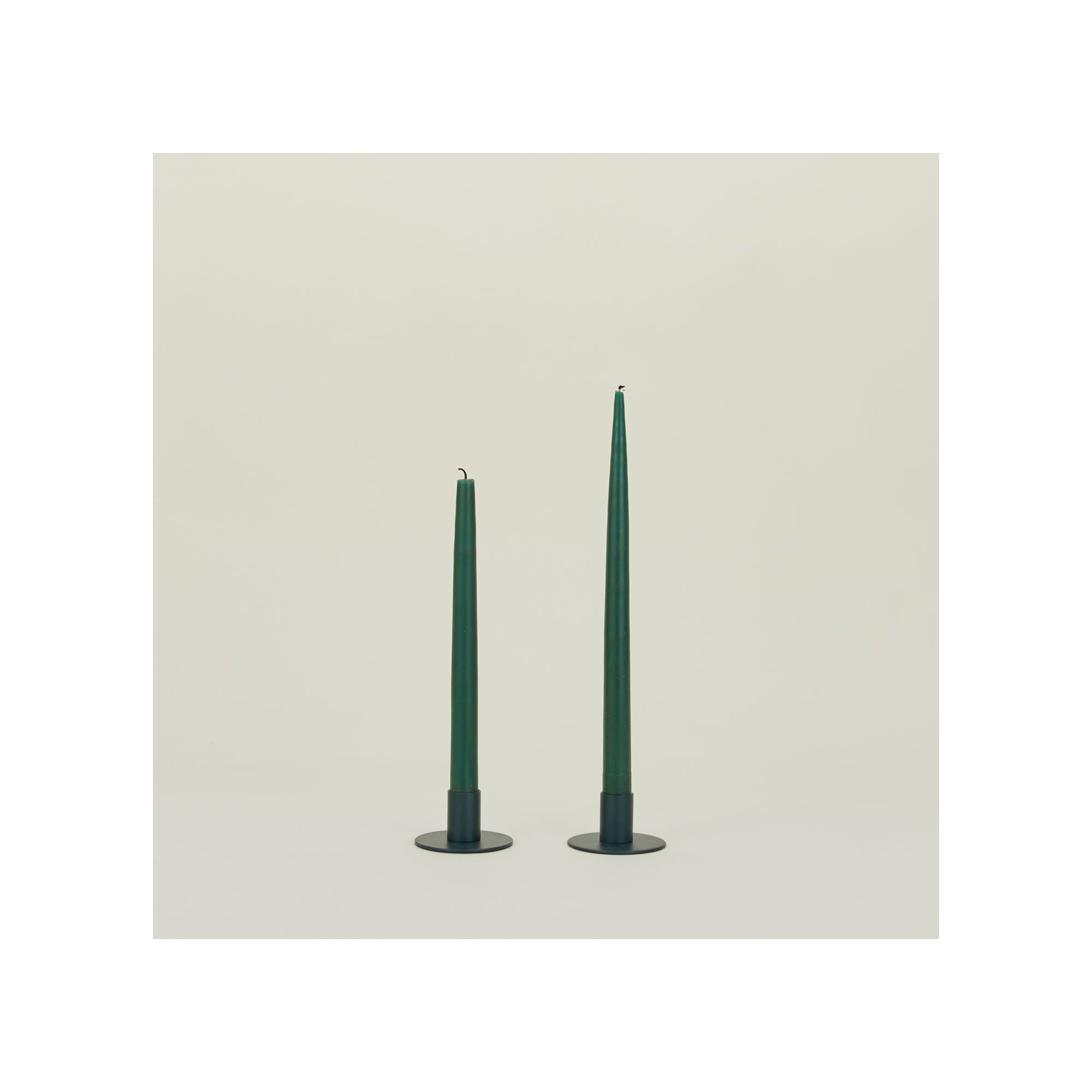 Essential 1.5'' H Stainless Steel Tabletop Candlestick, Peacock