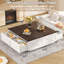 Grande table basse 43 po avec 4 tiroirs de rangement-445466582