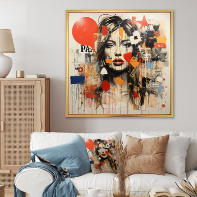 «Fashion Woman», création de magazine II - Art mural
