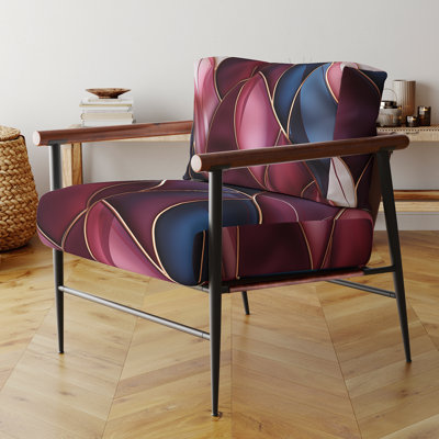 Fauteuil d'appoint rembourré Radiant Glamour