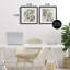 Olive Branches in Pastel, ensemble de 2 reproductions encadrées sous verre, design par Mona Grace-1508231625-1508231630
