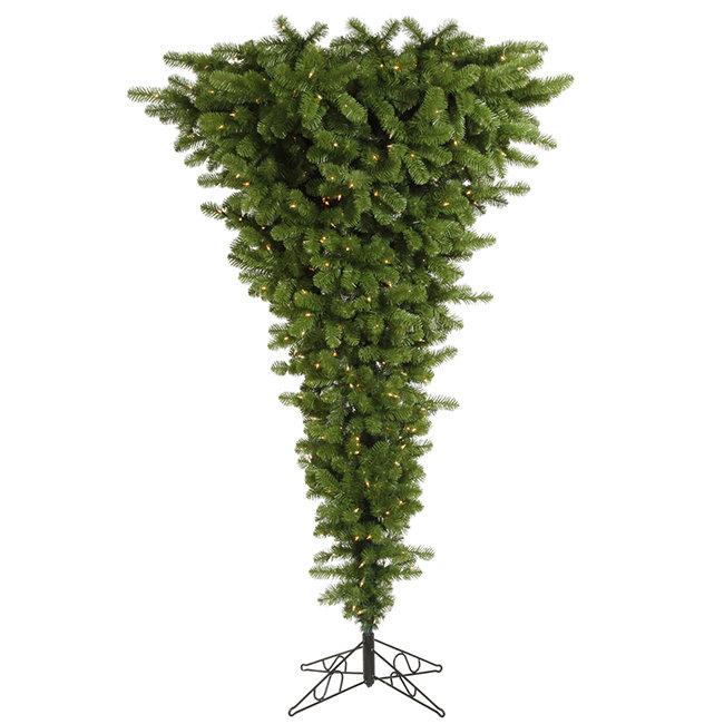 Arbre de Noël artificiel à l'envers, 6.5', Illuminée
