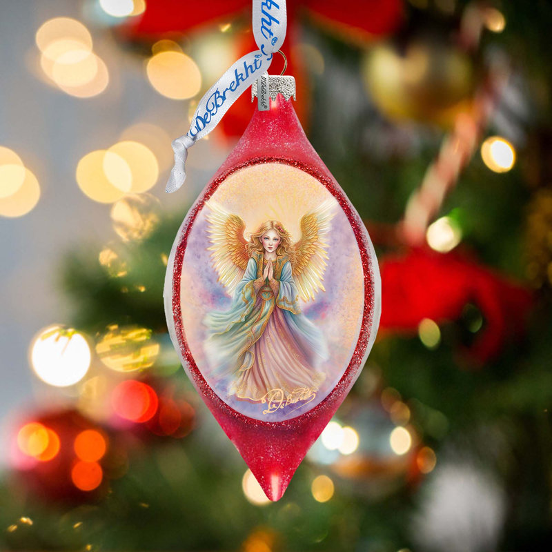 3.5'' Glass Hanging Figurine Ornament