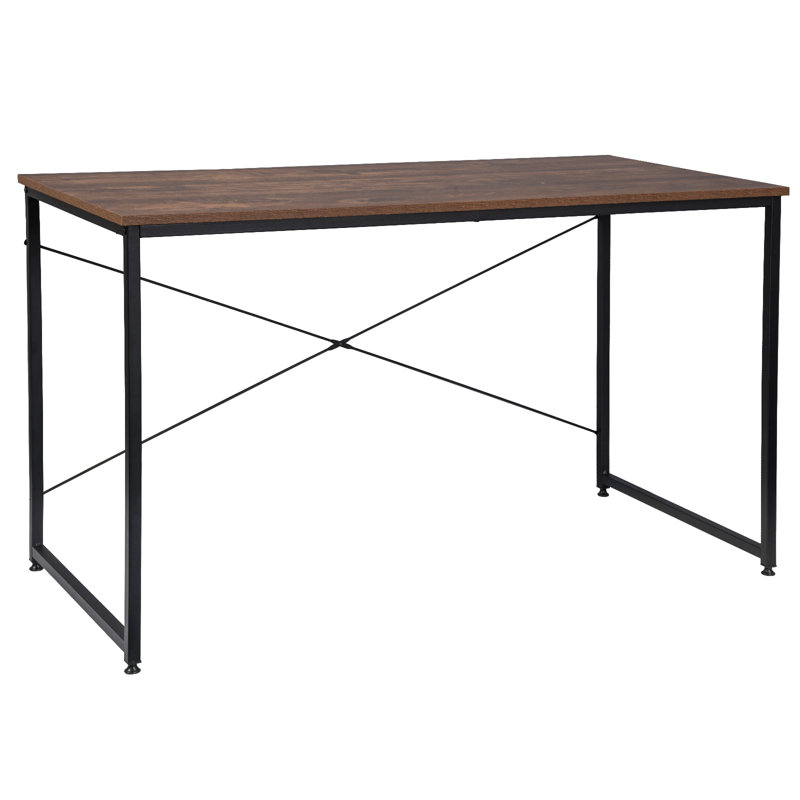 80cm W Rectangle Computer Desk, Walnut
