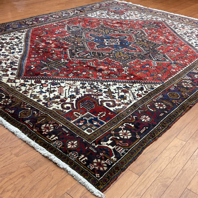 Hand Knotted Wool Geometric Rug