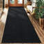 Tapis de couloir ou de cuisine avec envers en caoutchouc, noir-1698378142