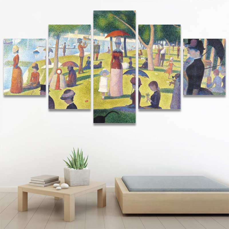 A Sunday On La Grande Jatte Abstract Plants 5 Pieces
