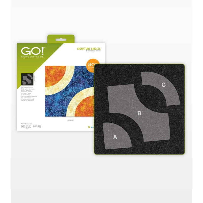 Accuquilt GO! Ensemble de matrices Curves BOB