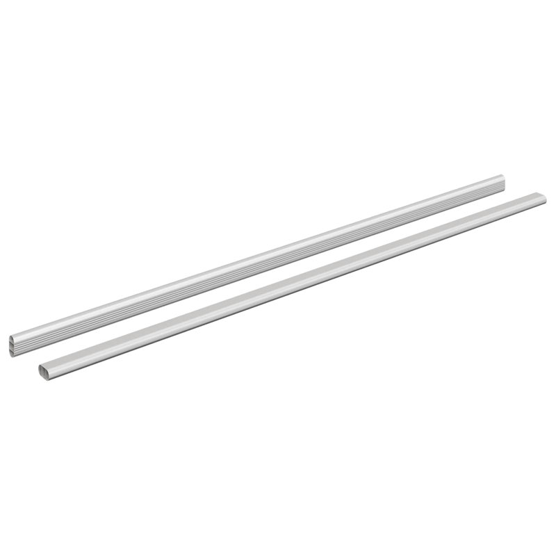 Aluminium Alloy Closet Rod, 2.9 cm H x 96.4 cm W x 1.5 cm D