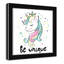 «Be Unique», impression sur papier licorne-47848657-47848664