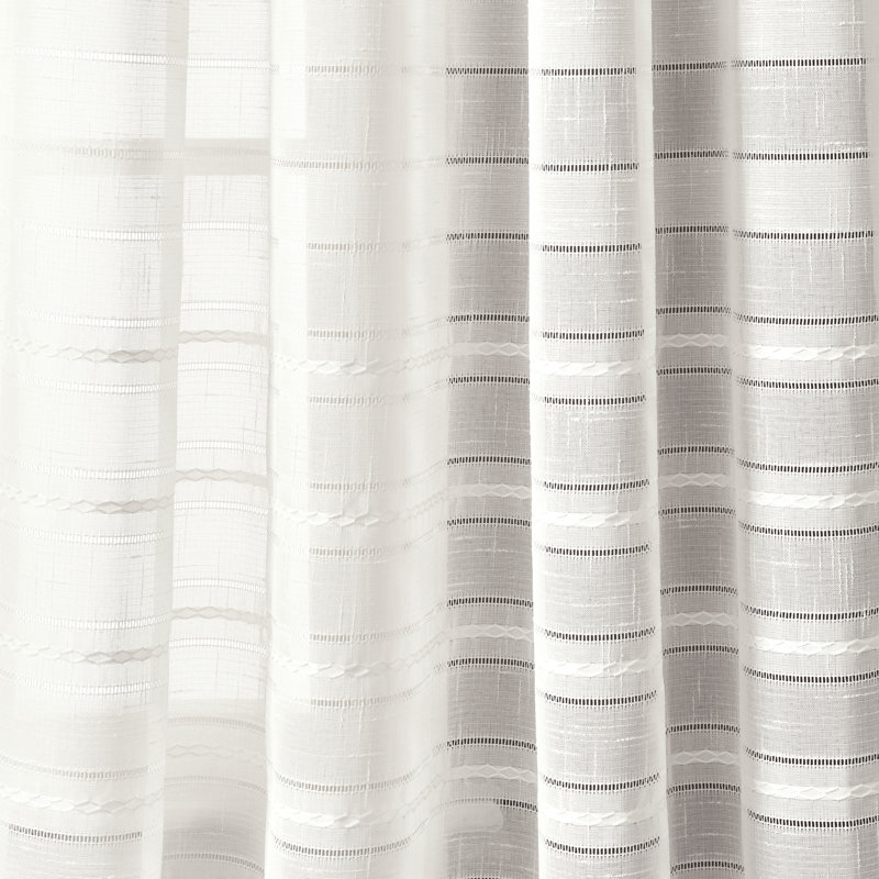 Westerman Sheer Curtain Pair, White