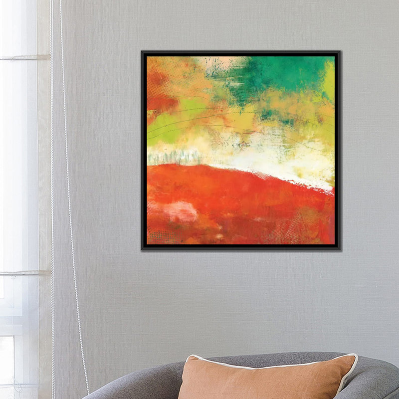 « etienne iii », reproduction de peinture à l’huile sur toile tendue, H 18 po x l 18 po x P 1,5 po, Toile avec cadre noir