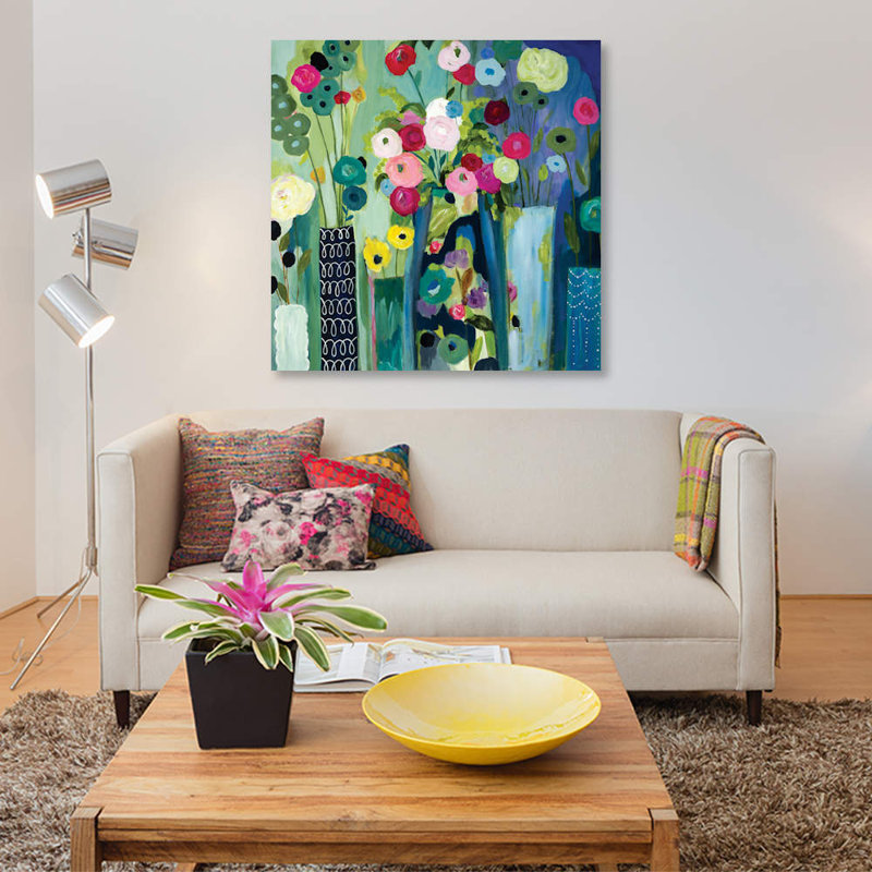 « create beauté every day », impression sur toile, H 12 po x l 12 po x P 1,5 po, Toile tendue, Pas de tapis