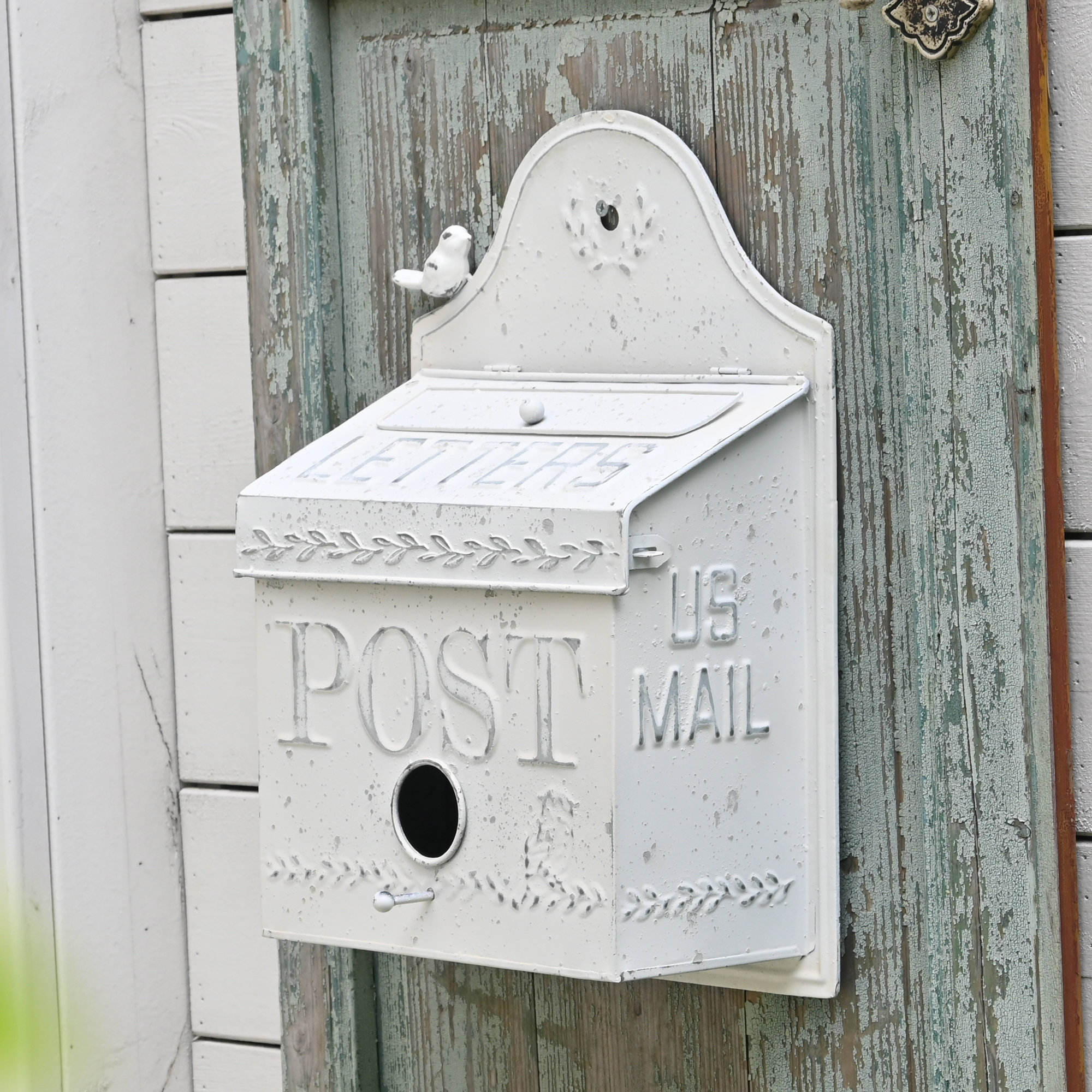 All Chic Shabby Vintage Wall Maunted Mailboxes & Reviews | Wayfair