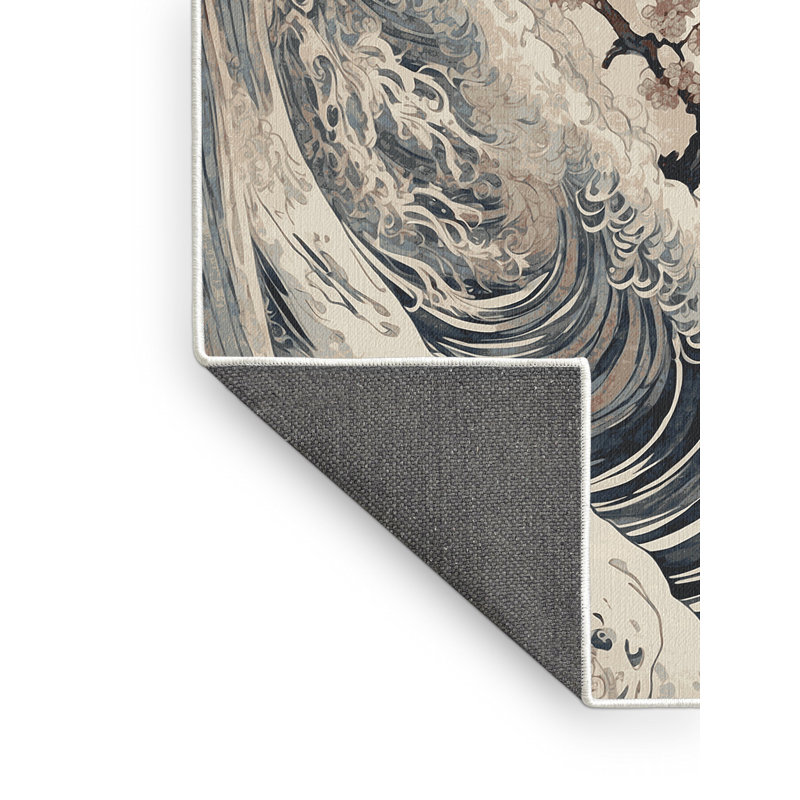 Sakura Flow Rug, Square 5'