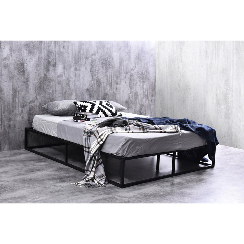 Pettway Solid Wood Drawers Bed Frame