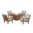 Prairie 5 Piece Multiple Chairs Seating Group with Cushions-88752825-131209911