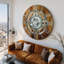 Horloge murale 24 po de taille moyenne pour le salon-123169100