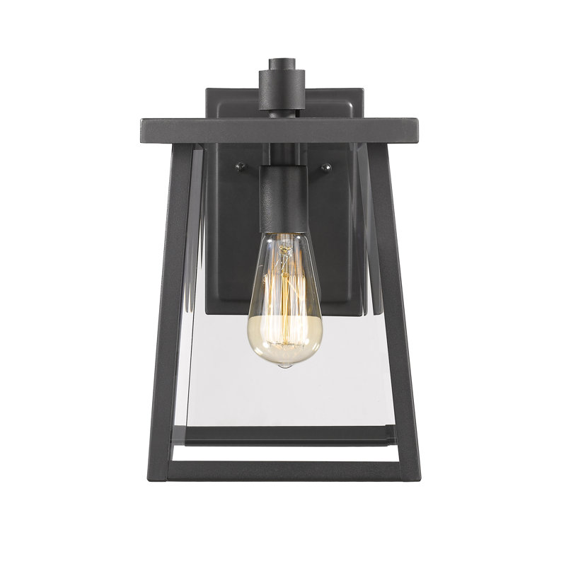 Dunnigan Wall Light, 12" H x 8" W x 10" D, Textured Black